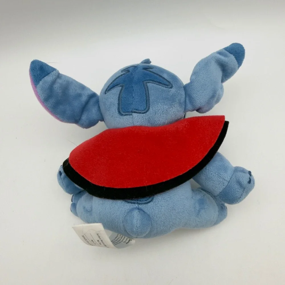 Disney Stitch Vampire Plush Halloween Small Stuffed Animal Cape Fangs Just Play